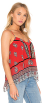 Thumbnail for your product : Twelfth Street By Cynthia Vincent Border Print Hanky Hem Top