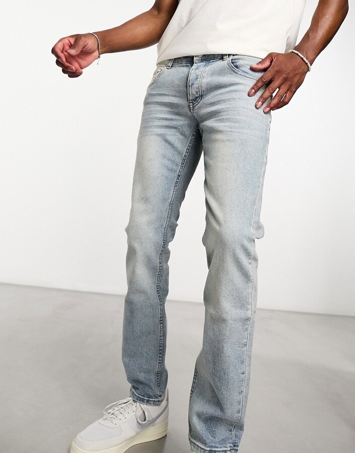 Wesc Eddy slim fit jeans in lightwash - ShopStyle
