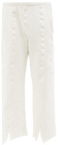 Thumbnail for your product : Kuro 360 Cotton-blend Jersey Track Pants - Ivory