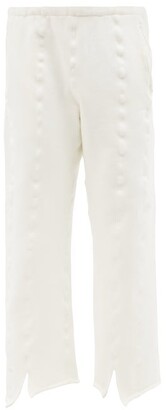 Kuro 360 Cotton-blend Jersey Track Pants - Ivory