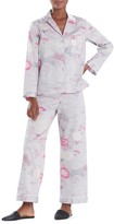Thumbnail for your product : Natori Kiku 2-Piece Cotton Sateen Pajama Set