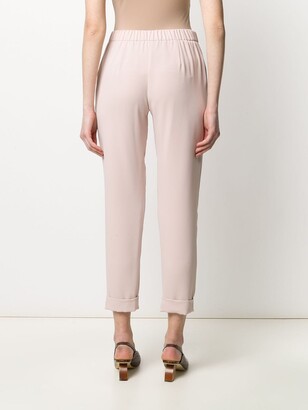 P.A.R.O.S.H. High-Waisted Cropped Trousers