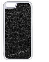 Thumbnail for your product : CellPowerCases CellPowerCasesTM Black Leather Design iPhone 6 (4.7) V1 White Case