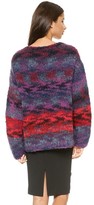 Thumbnail for your product : Elizabeth and James Space Dye Striped Pullover