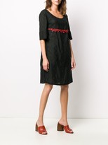 Thumbnail for your product : A.N.G.E.L.O. Vintage Cult 1990s Beaded Detail Embroidered Dress