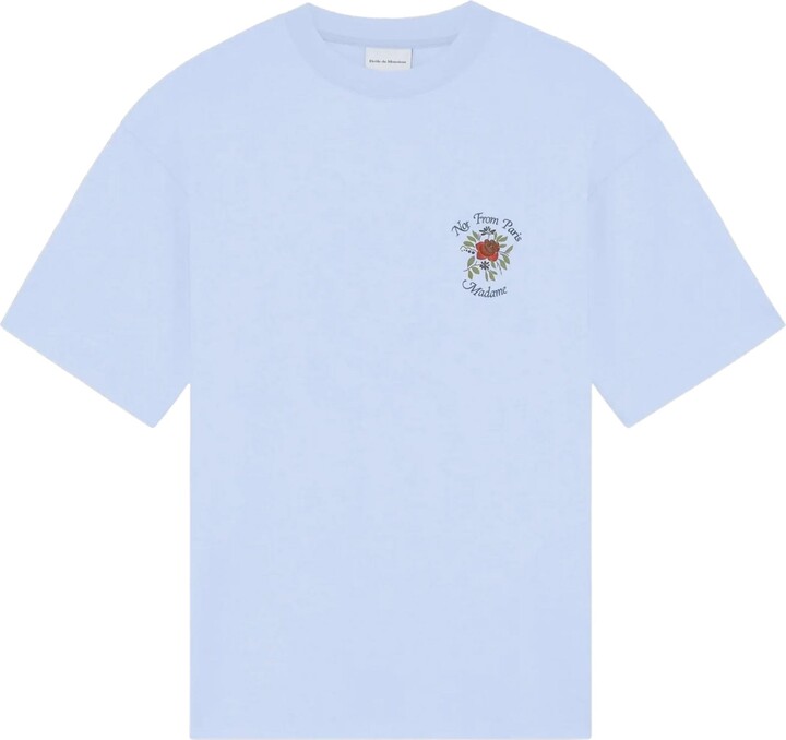 Drôle De Monsieur Rose Slogan T-Shirt