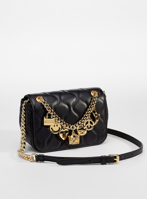 Moschino Charms quilted leather cross-body bag