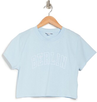 Topshop Berlin Cropped T-Shirt - ShopStyle