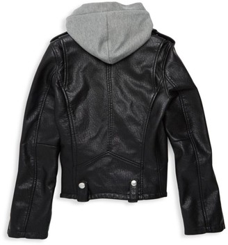 Blank NYC Girl's Faux Leather Jacket