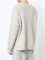Thumbnail for your product : Raquel Allegra eye motif oversized sweater