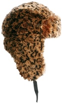 Thumbnail for your product : ASOS Trapper Hat in Leopard Print