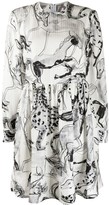 Thumbnail for your product : Stella McCartney Silk Abstract Print Dress
