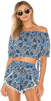 Thumbnail for your product : Tiare Hawaii Lover Crop Top
