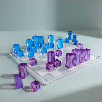 Jonathan Adler Acrylic Chess Set