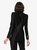 Thumbnail for your product : Versace silk jacquard mock croc blazer