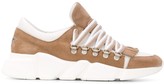 Thumbnail for your product : Lorena Antoniazzi Two Tone Low Top Sneakers
