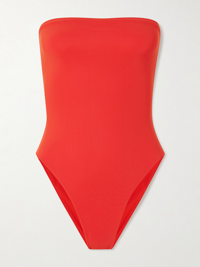 Lido Sedici Bandeau Swimsuit - Red