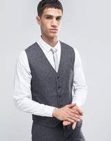 Thumbnail for your product : French Connection Charcoal Fleck Slim Fit Suit Vest