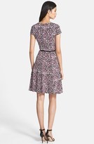 Thumbnail for your product : Eliza J Print Belted Jersey Dress (Petite)
