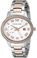 Thumbnail for your product : Michael Kors MK6228 Two Tone Stainless Steel Silver Dial Quartz 41mm Women's Watch