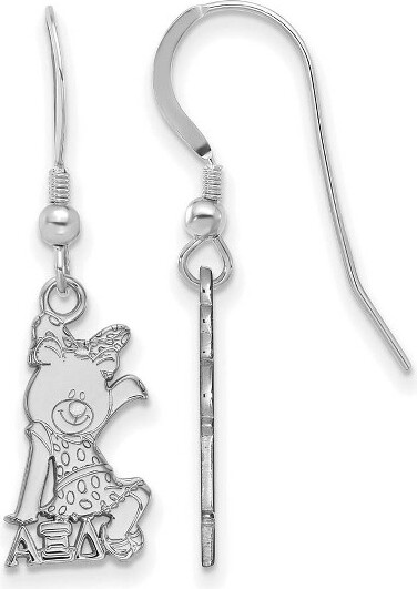 Black Bow Jewelry Co. BlackBowJewelrySterlingSilverAlphaXiDeltaGreekLifeMascotSmallDangleEarrings