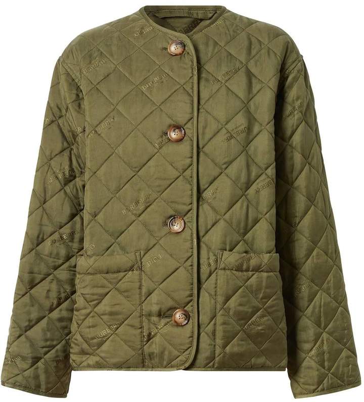 olive green burberry jacket