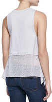 Thumbnail for your product : Autograph Addison Cole Lace Bottom Tank