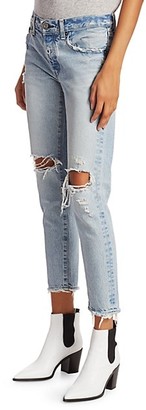 Moussy Vintage Yardly Tapered Distressed Jeans