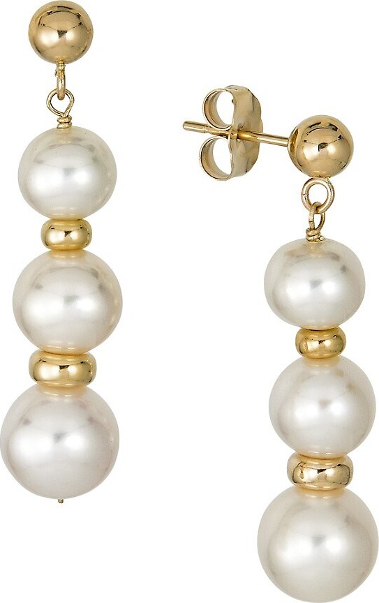 Gold Ball Dangle Earrings | ShopStyle