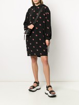Thumbnail for your product : McQ Bird Print Hoodie Dress