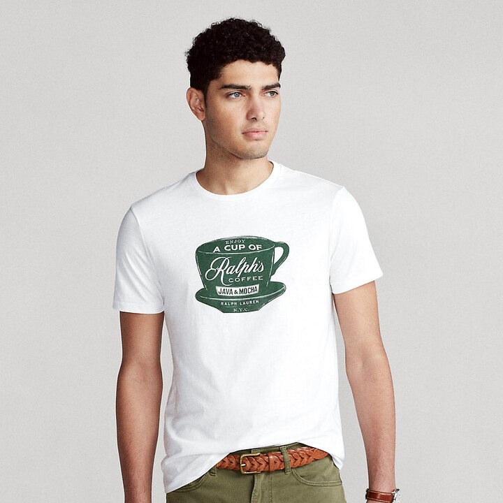Ralph Lauren Custom Slim Fit Ralph's Coffee T-Shirt - ShopStyle