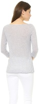 Thumbnail for your product : Three Dots 3/4 Sleeve Boat Neck Top