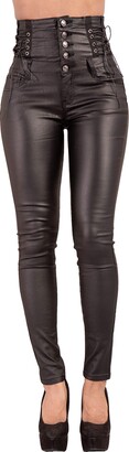Faux Leather Skinny Jeans | ShopStyle UK