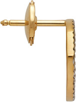 Thumbnail for your product : Yvonne Léon Gold Puce Coeur Single Earring