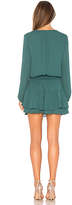 Thumbnail for your product : Krisa Smocked Surplice Dress