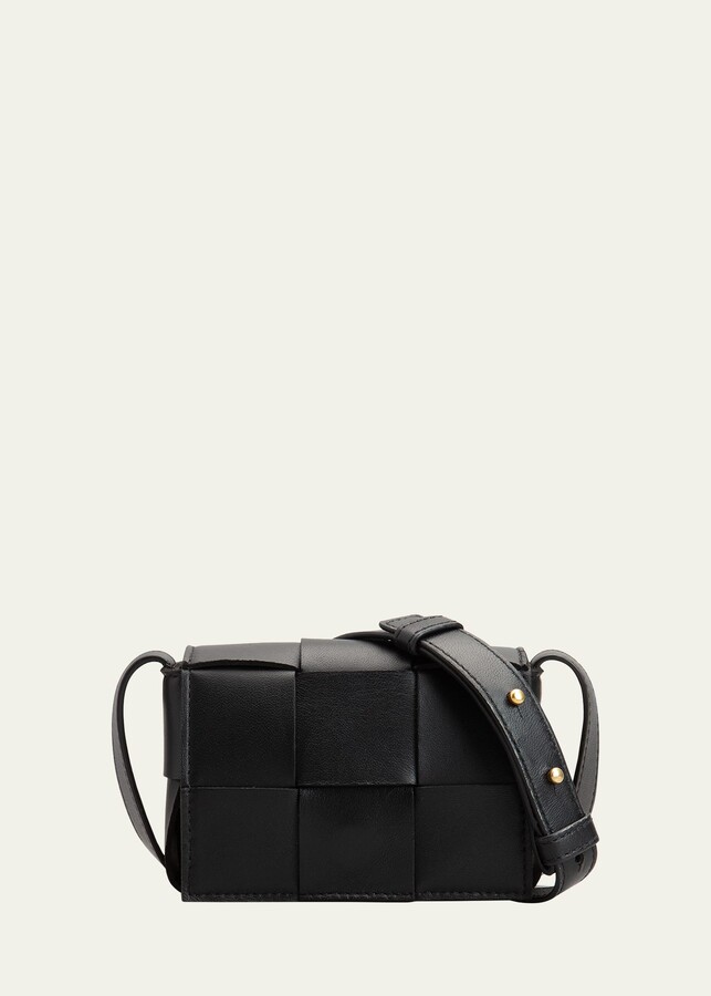 Bottega Veneta Loop Small Intrecciato Leather Shoulder Bag - Gray -  ShopStyle
