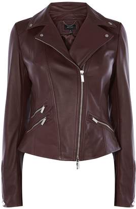 Karen Millen Leather Biker Jacket