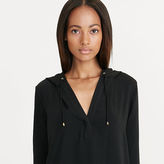 Thumbnail for your product : Ralph Lauren Crepe Hooded Dress