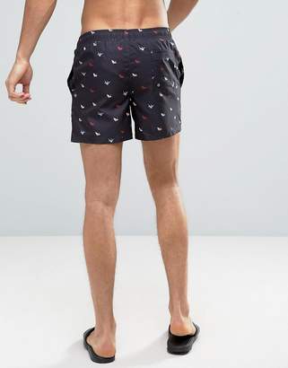 D-Struct D Struct Swim Shorts With Mini Origami Print