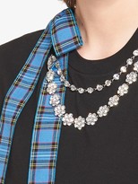 Thumbnail for your product : Miu Miu necklace chain jersey T-shirt