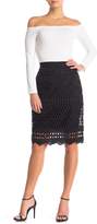 Thumbnail for your product : KENDALL + KYLIE Kendall & Kylie Crochet Lace Pencil Skirt