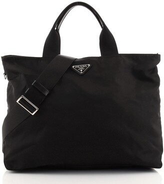 Prada Vela Convertible Tote Tessuto Medium - ShopStyle Shoulder Bags
