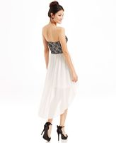 Thumbnail for your product : City Studios Juniors' Lace High-Low Dress