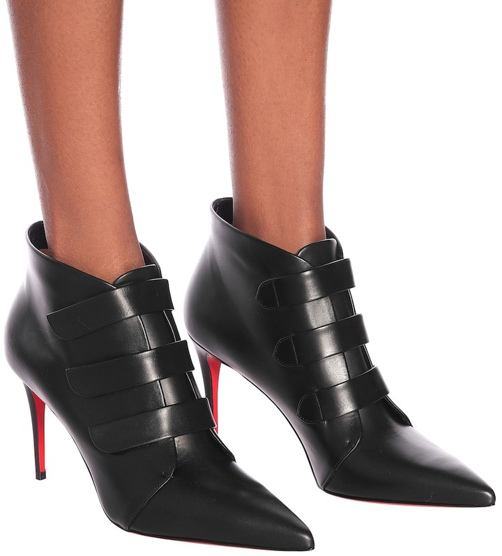 Christian louboutin triniboot 85 leather bootie Clearance