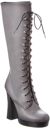Michael Kors Collection Deandra Leather Boot