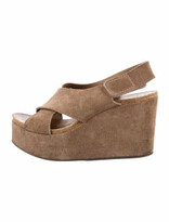 Thumbnail for your product : Pedro Garcia Suede Espadrilles Brown