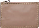 Thumbnail for your product : Valentino Pink Garavani Rockstud Zip Pouch