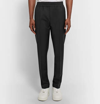 Acne Studios Ryder Slim-Fit Tapered Wool And Mohair-Blend Drawstring Trousers