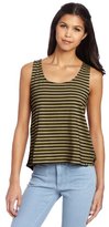Thumbnail for your product : Arbor Juniors June Tank Top with Back Button Detail