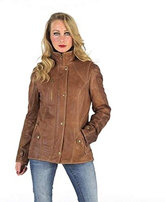 Brown Leather Jacket | Shop the world’s largest collection of fashion ...
